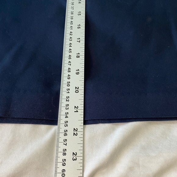 Alfani Women's Navy Straight Cut Midi /Mini Skirt 1/3 Zip Size 8‎ Professional - Picture 10 of 12